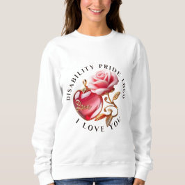 Sudadera "Camiseta del Mes del Orgullo de la Discapacidad |