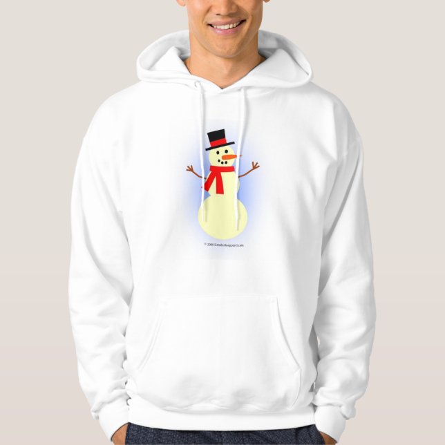 Sudadera Camiseta del muñeco de nieve (Anverso)
