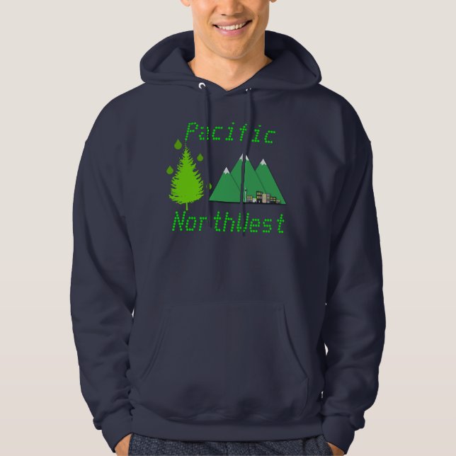 Sudadera Camiseta del noroeste pacífica (Anverso)