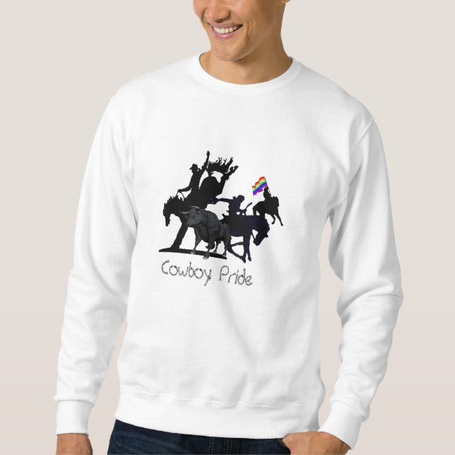 Sudadera Camiseta del orgullo del vaquero (Anverso)