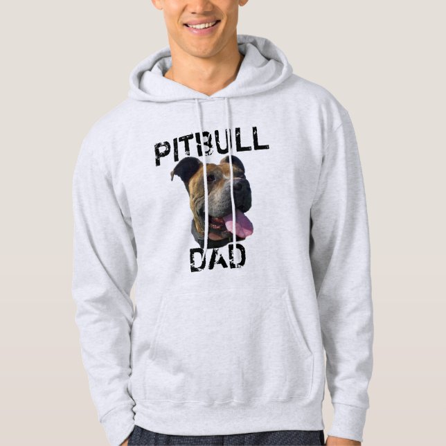 Sudadera Camiseta del papá de Pitbull (Anverso)