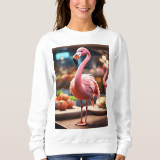 Sudadera Camiseta del paraíso de Flamingo - Vibrante diseño