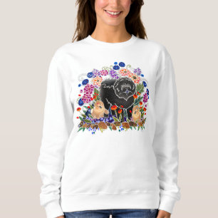 Sudadera Camiseta del PERRO CHINO de la FIESTA DE JARDÍN -