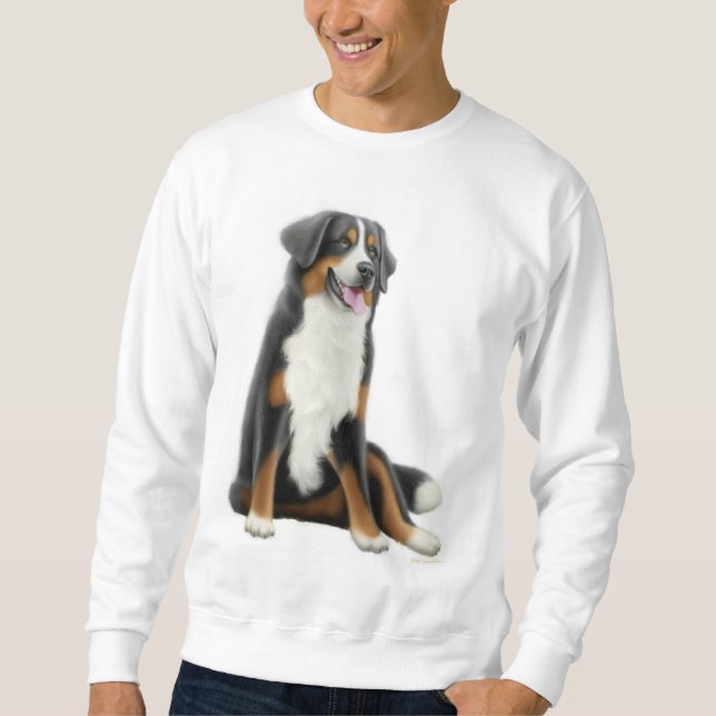 Sudadera Camiseta del perro de montaña de Bernese (Anverso)