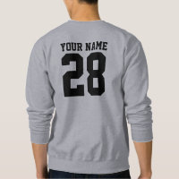 Camiseta del personalizado del nombre y del número