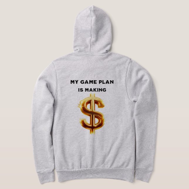 Sudadera Camiseta del plan de juego de dinero (Distribución Reverso )