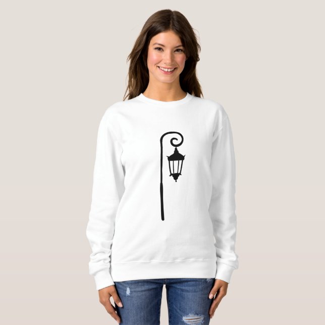 Sudadera Camiseta del poste de la lámpara de Wellesley (Anverso completo)