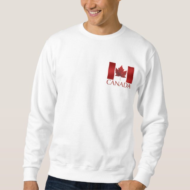 Sudadera Camiseta del recuerdo de la bandera de Canadá de (Anverso)