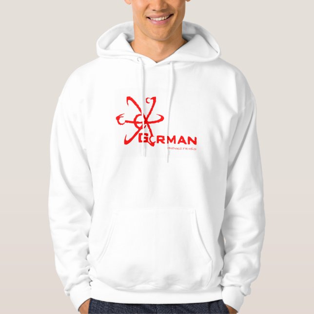 Sudadera Camiseta del rojo de las industrias de Gorman (Anverso)