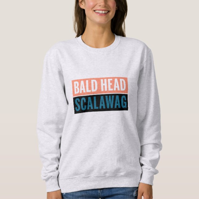 Sudadera Camiseta del Scalawag de la cabeza calva (Anverso)