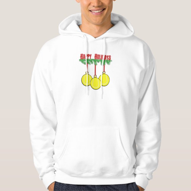 Sudadera Camiseta del tenis del navidad (Anverso)