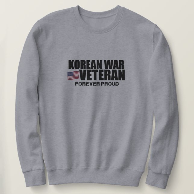 Sudadera Camiseta del veterano de Guerra de Corea (Anverso del diseño)