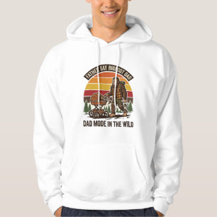Sudadera Camiseta Día del Padre Bigfoot Papá Camping Leyend