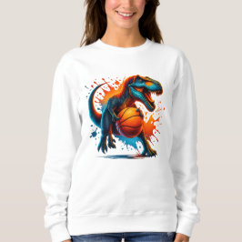 Sudadera Camiseta Dinosaur Basketball - Gráfico deportivo T