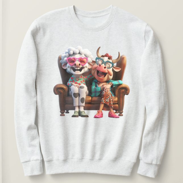 Sudadera Camiseta divertida (Anverso del diseño)
