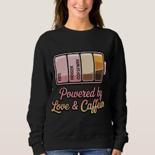 Sudadera Camiseta divertida de batería de mamá impulsada po