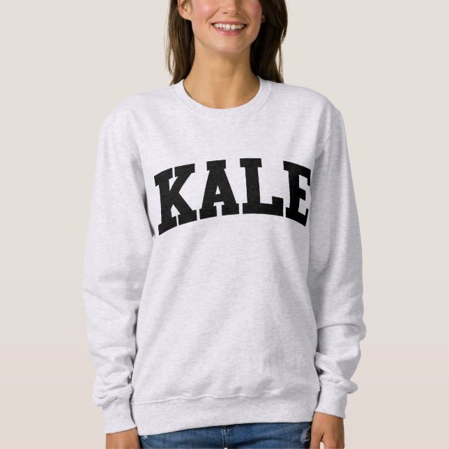 Sudadera Camiseta divertida de Crewneck de la universidad (Anverso)