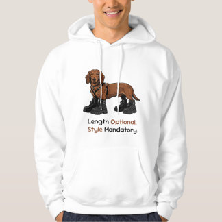 Sudadera Camiseta divertida de Dachshund Chunky Boots regal