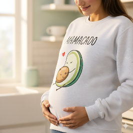 Sudadera Camiseta Divertida de Embarazo MAMACADO |  Mamá Ag