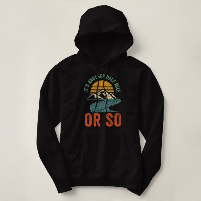 Sudadera Camiseta divertida de excursión - Caminata única (Diseño del anverso)