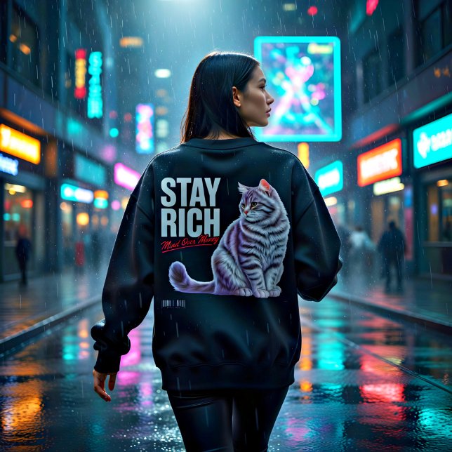 Sudadera Camiseta divertida de finanzas "La mente sobre el  (Subido por el creador)