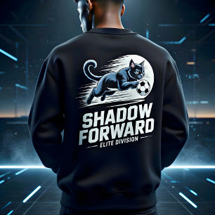 Sudadera Camiseta divertida de gato de fútbol — Regalo para