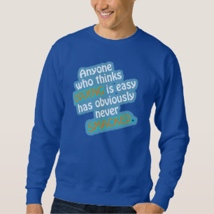 Sudadera Camiseta divertida de la cita del salto