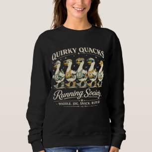 Sudadera Camiseta divertida de la Sociedad de Corredores Qu