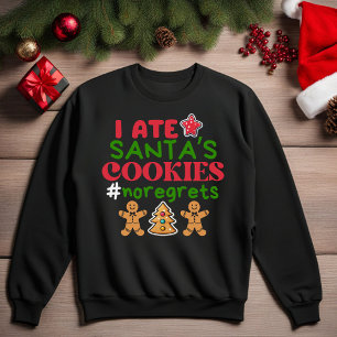 Sudadera Camiseta divertida de Navidad 'Me comí las galleta