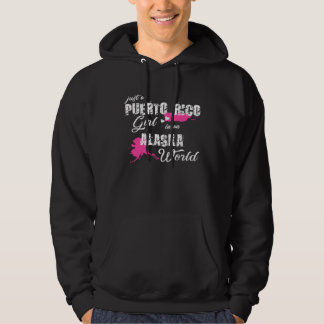 Sudadera Camiseta Divertida de Puerto Rico Solo una chica d