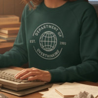Camiseta Divertida de Retro Departamento de Sobrep