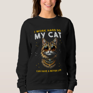 Sudadera Camiseta divertida para amante de gatos I Ropa par