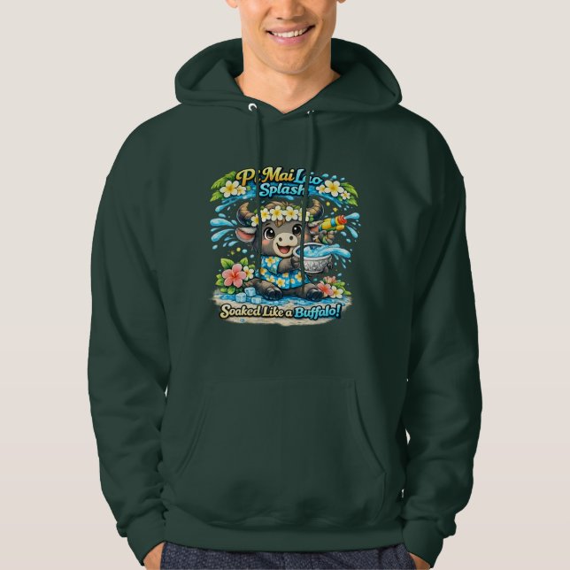 Sudadera Camiseta Divertida Pi Mai Lao Salpicada Como Un Bú (Anverso)