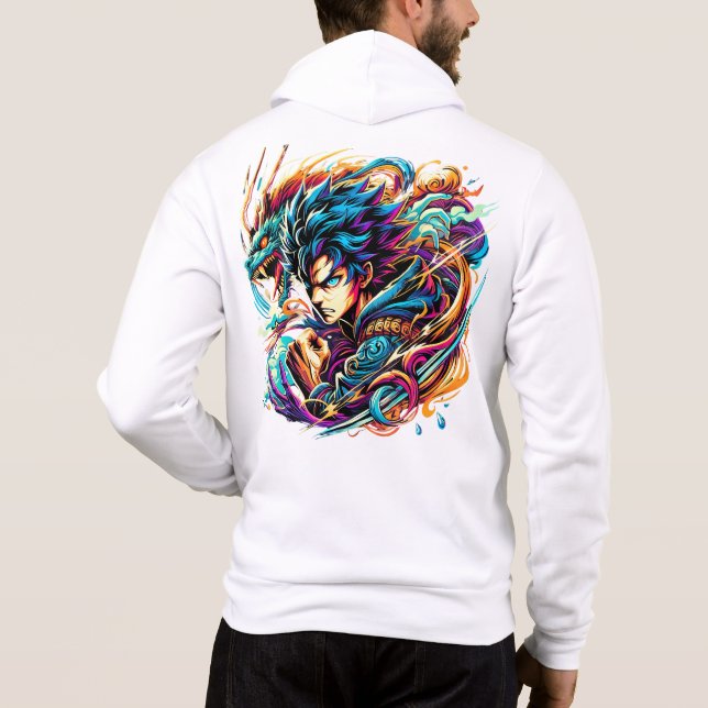 Sudadera Camiseta - Dragón Ilustracion (Reverso)