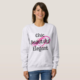 Sudadera Camiseta elegante, hermosa y chic