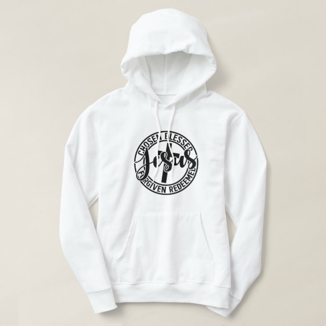 Sudadera Camiseta elegida y bendecida (Diseño del anverso)