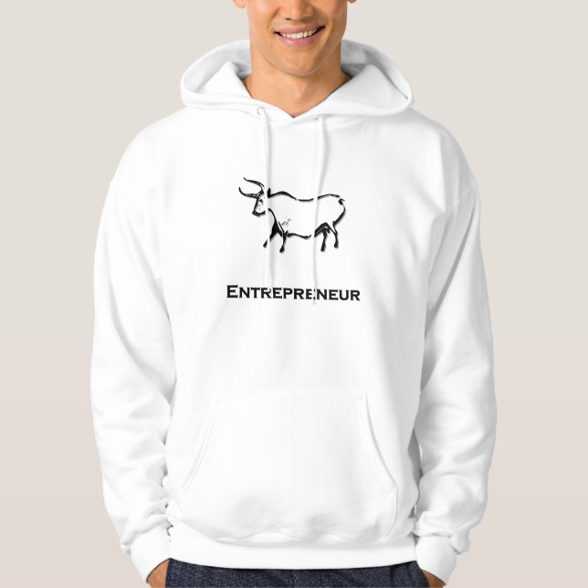 Sudadera Camiseta Emprendedora Bull Black (Anverso)