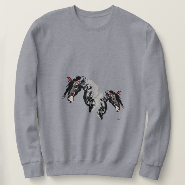 Sudadera Camiseta : En carrera (Anverso del diseño)