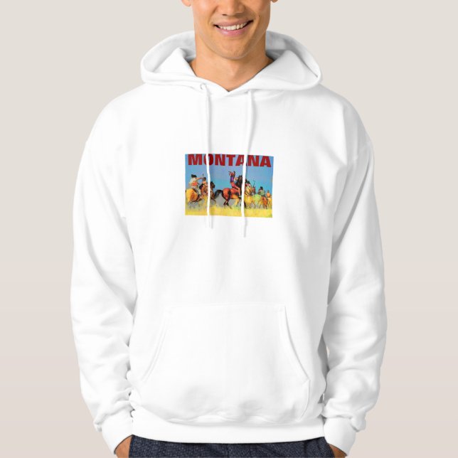 Sudadera Camiseta encapuchada de Montana (Anverso)