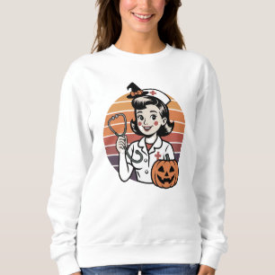 Sudadera Camiseta Enfermera Diversión Halloween - Spooky Sh