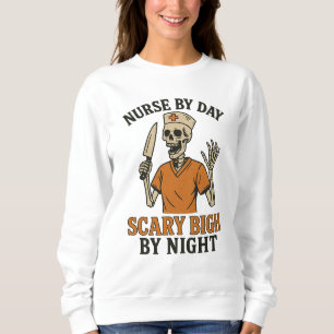 Sudadera Camiseta Enfermera Halloween Diversión