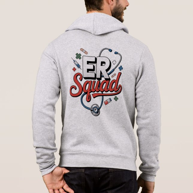 Sudadera Camiseta ER Squad – Ropa para el equipo de la sala (Reverso)