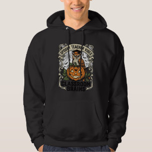 Sudadera Camiseta escolar vintage de calabaza búho para mae