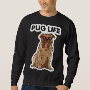 Sudadera Camiseta esencial de la vida de Pug 665