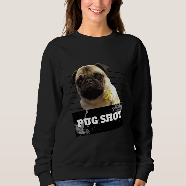 Sudadera Camiseta Esencial De Pug Shot 372 (Anverso)