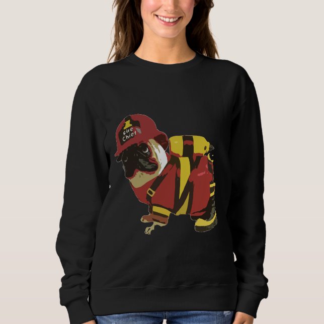 Sudadera Camiseta esencial para el caza de bomberos 633 (Anverso)