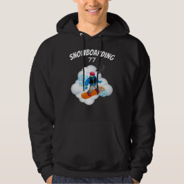 Sudadera Camiseta estado de ánimo de snowboarding 