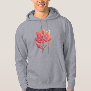 Sudadera Camiseta estética de flor de loto minimalista herm