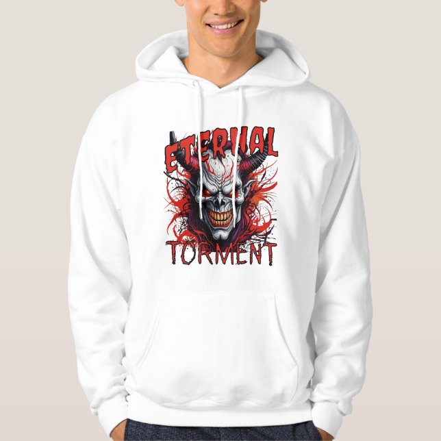 Sudadera Camiseta eterna de tormento (Anverso)