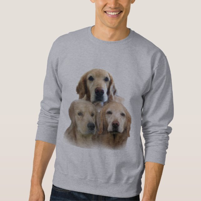 Sudadera Camiseta fabulosa de las caras de los perros (Anverso)